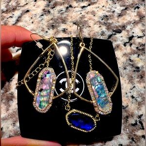 Beautiful necklace and earrings